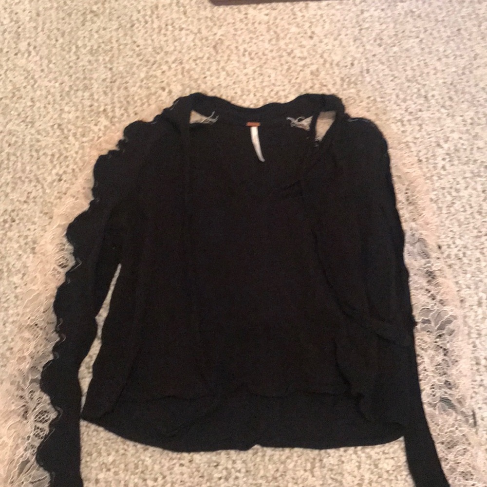 Free People V Neck Blouse